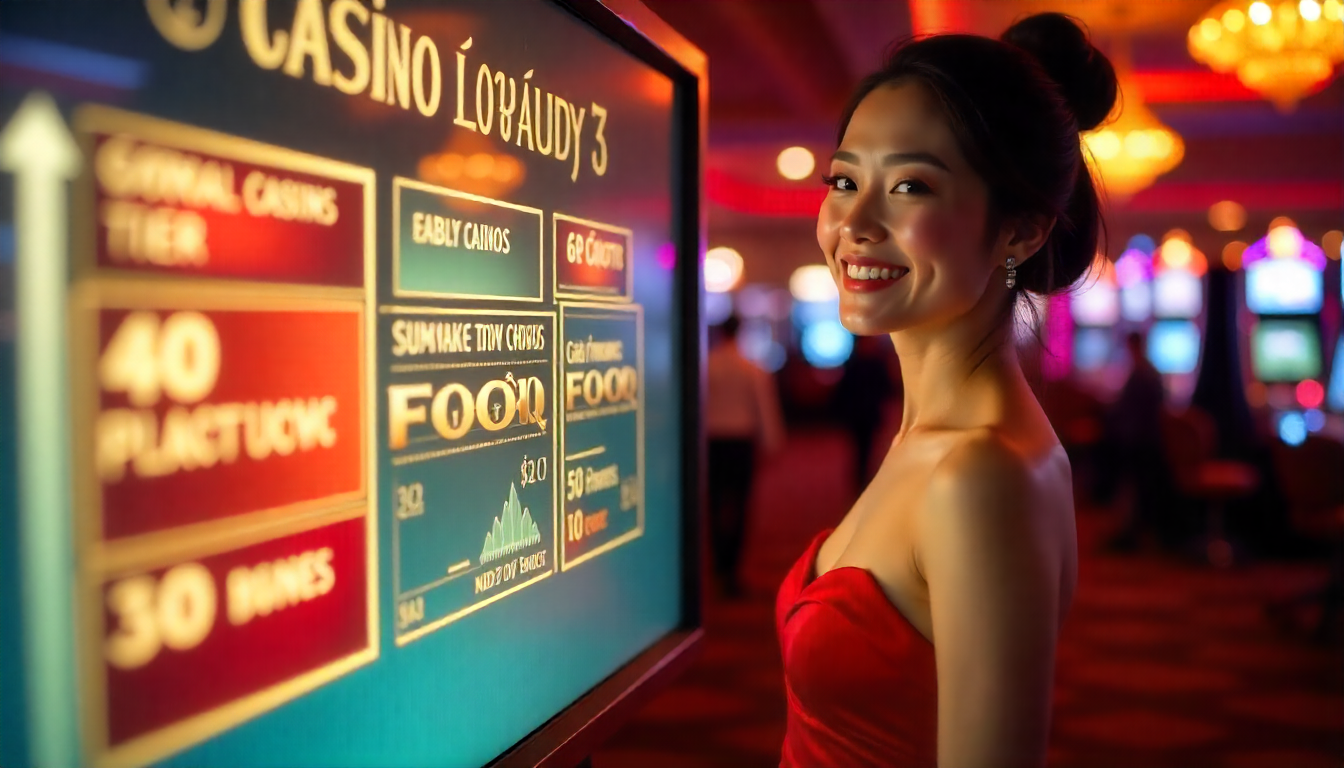 Loyalty tiers in casino programs